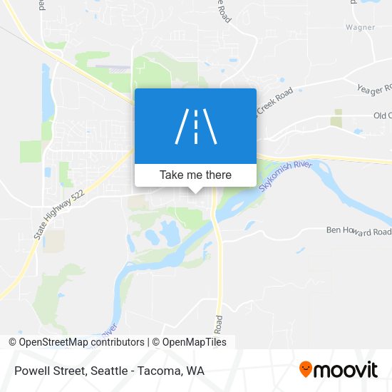 Mapa de Powell Street