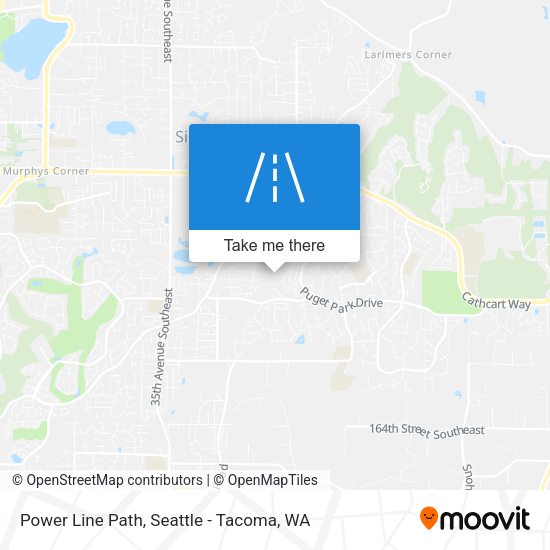 Power Line Path map