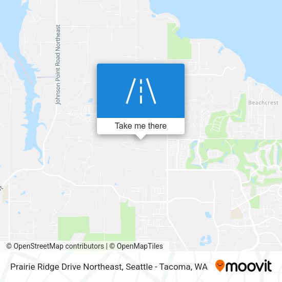 Prairie Ridge Drive Northeast map