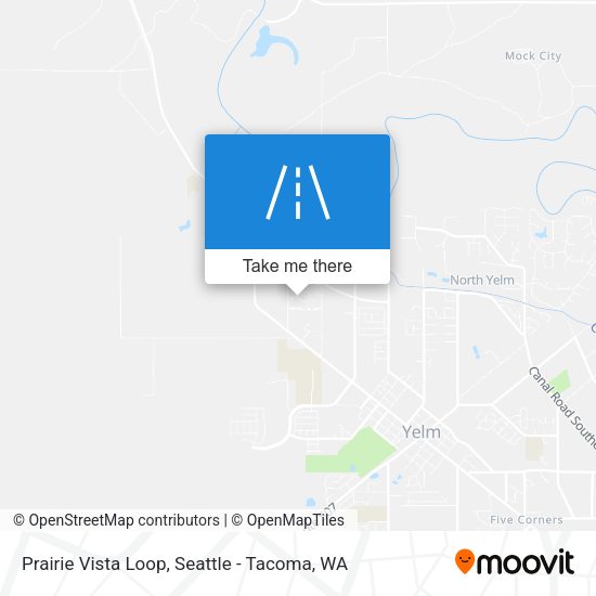 Prairie Vista Loop map