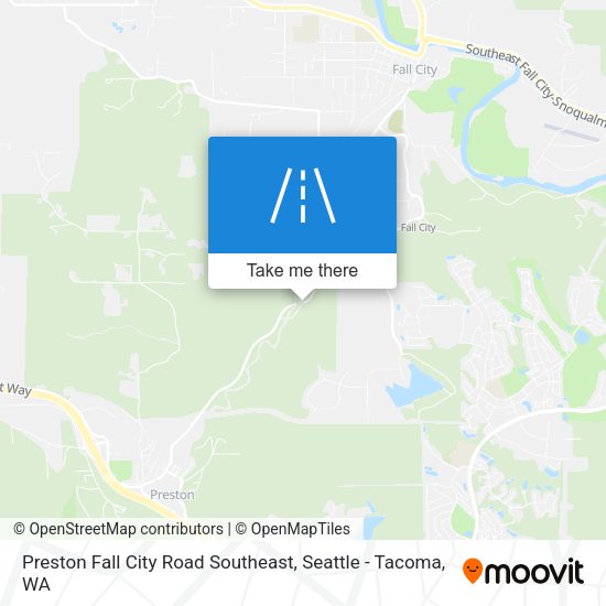 Mapa de Preston Fall City Road Southeast