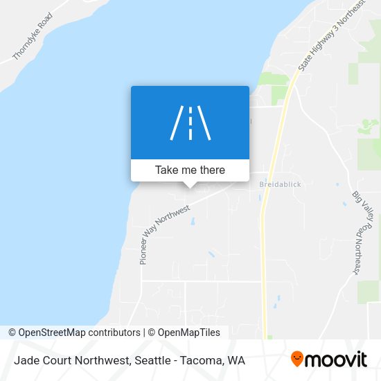Jade Court Northwest map