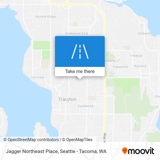 Jagger Northeast Place map