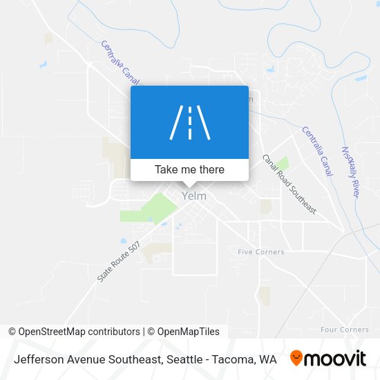 Jefferson Avenue Southeast map