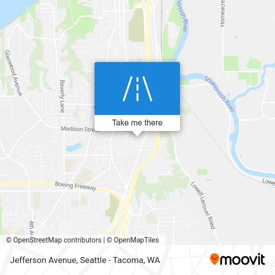 Mapa de Jefferson Avenue
