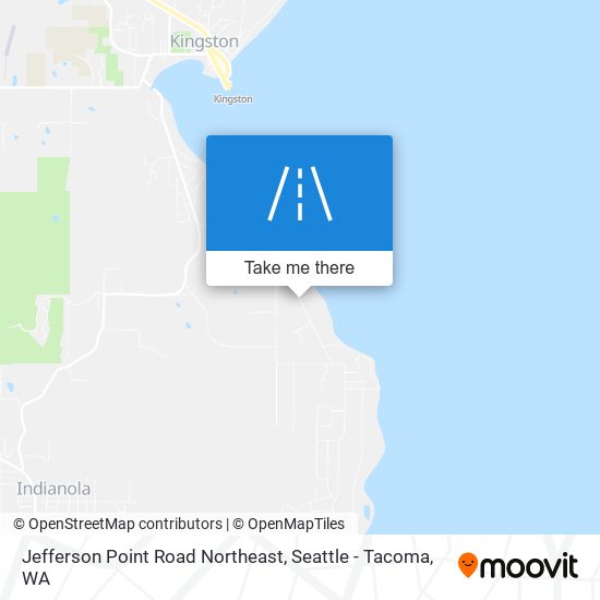 Jefferson Point Road Northeast map