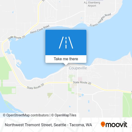 Northwest Tremont Street map