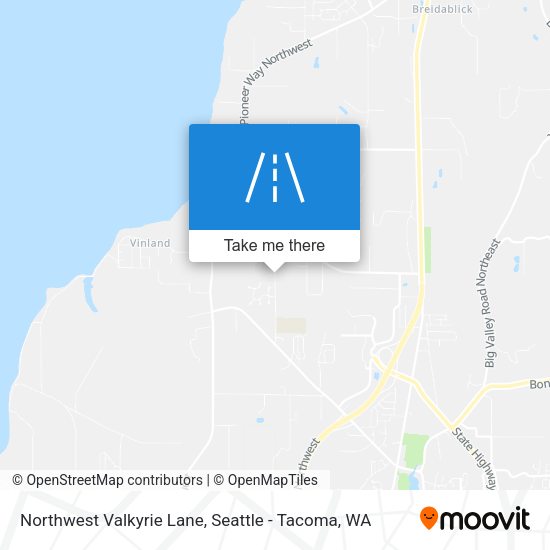 Mapa de Northwest Valkyrie Lane