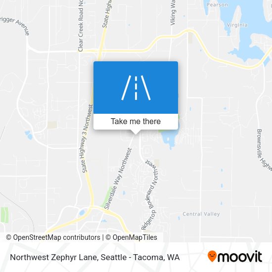 Mapa de Northwest Zephyr Lane