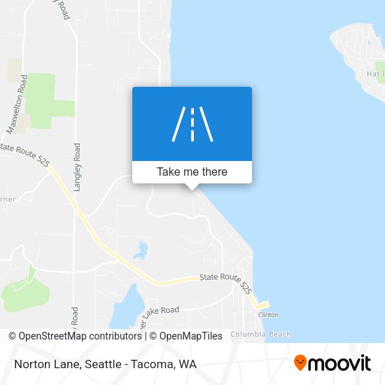 Norton Lane map