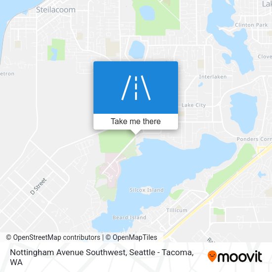 Nottingham Avenue Southwest map