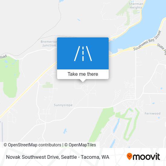 Novak Southwest Drive map