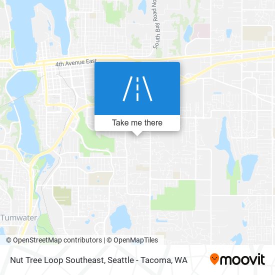 Mapa de Nut Tree Loop Southeast