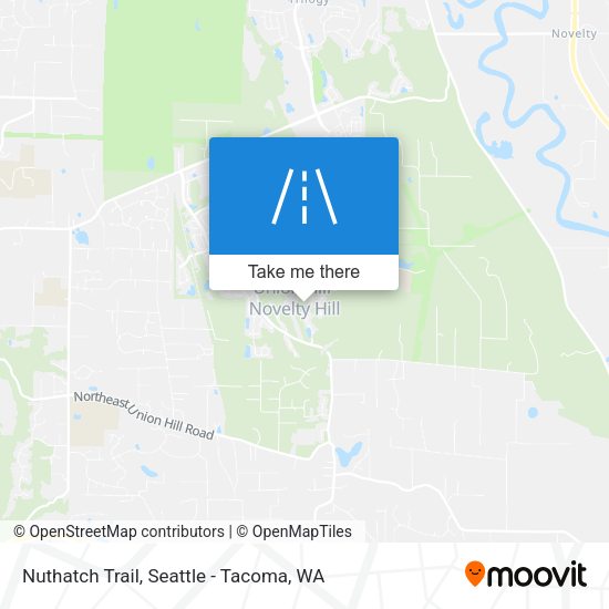 Mapa de Nuthatch Trail