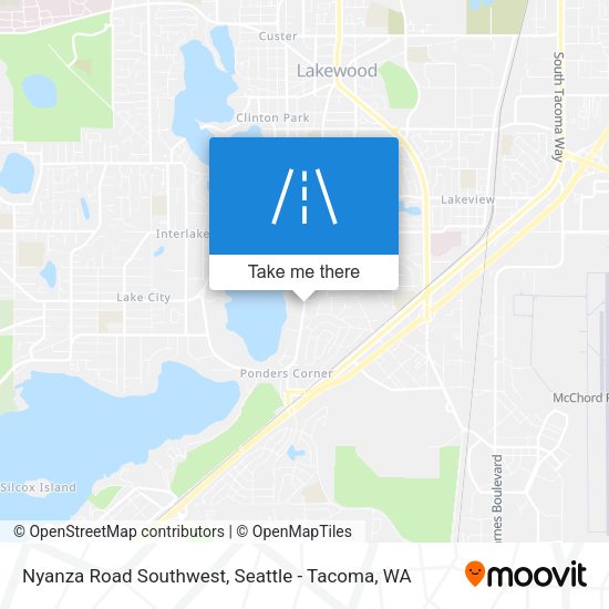 Nyanza Road Southwest map
