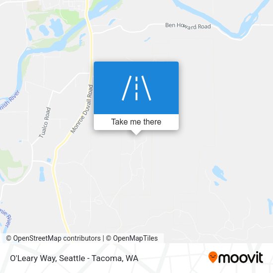 O'Leary Way map