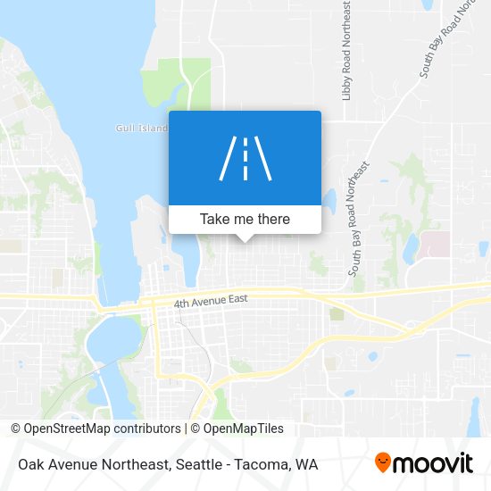 Mapa de Oak Avenue Northeast