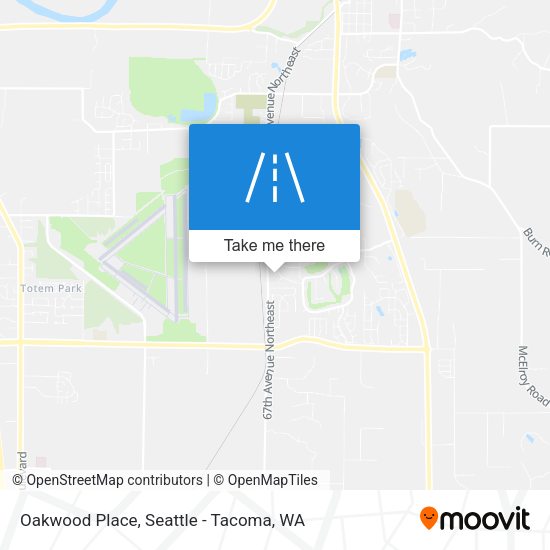 Oakwood Place map