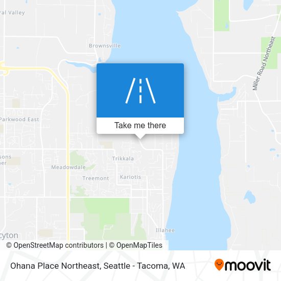 Ohana Place Northeast map