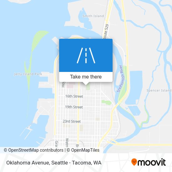 Mapa de Oklahoma Avenue