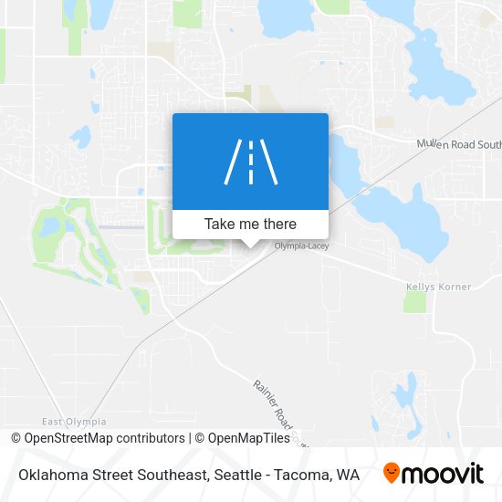 Mapa de Oklahoma Street Southeast