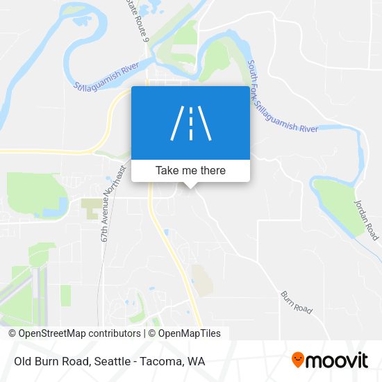 Old Burn Road map