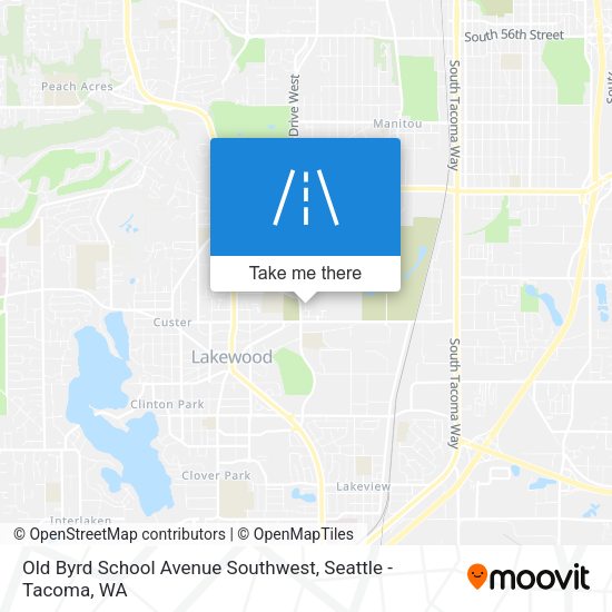 Mapa de Old Byrd School Avenue Southwest