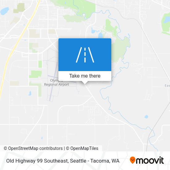 Mapa de Old Highway 99 Southeast