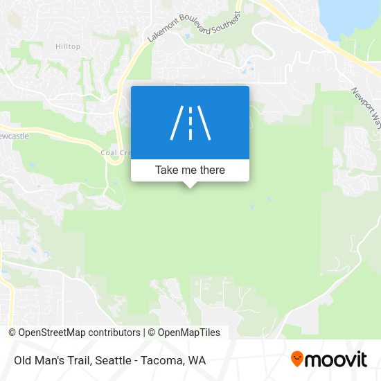 Old Man's Trail map