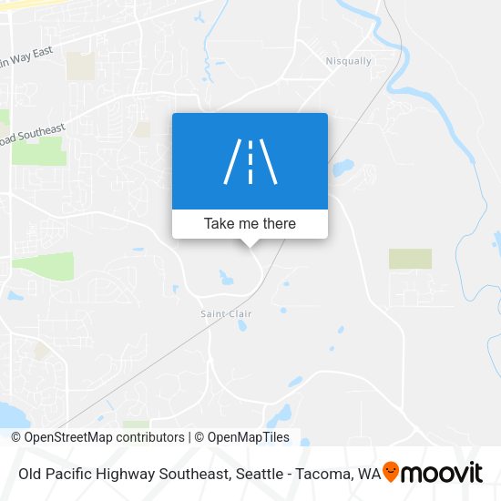 Mapa de Old Pacific Highway Southeast