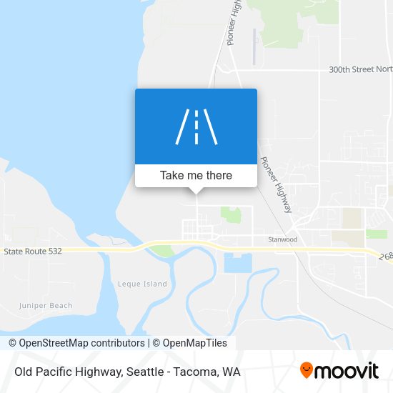Old Pacific Highway map