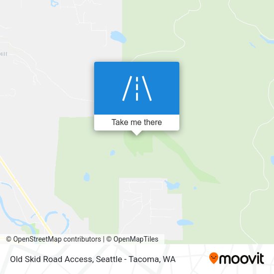 Old Skid Road Access map