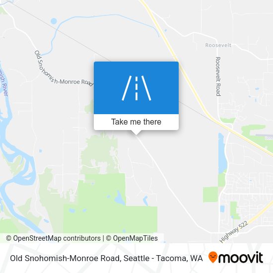 Mapa de Old Snohomish-Monroe Road