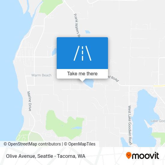 Olive Avenue map
