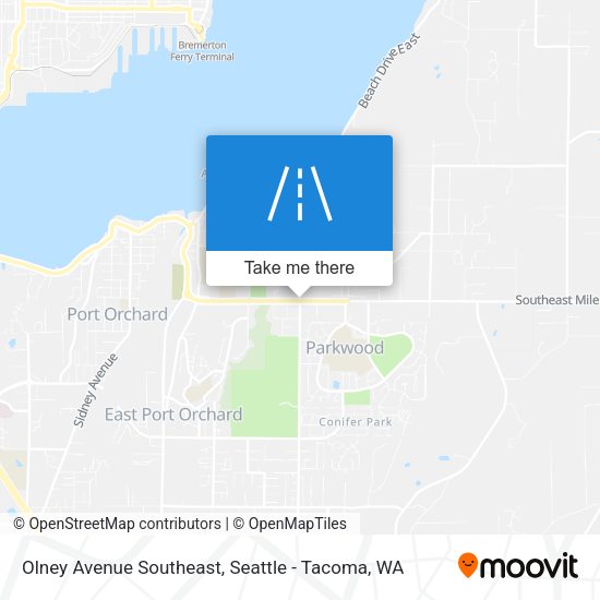 Mapa de Olney Avenue Southeast
