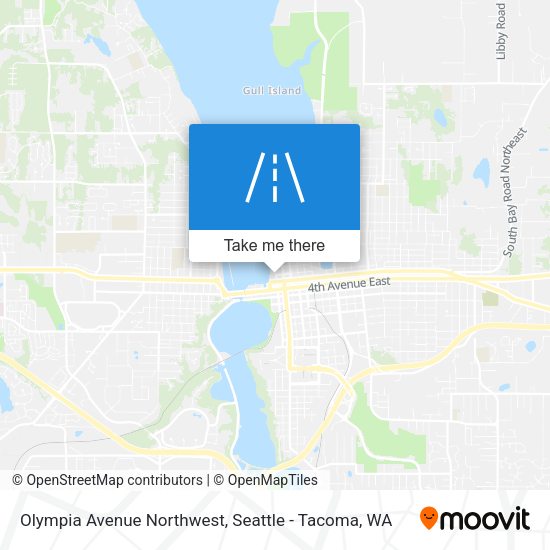 Olympia Avenue Northwest map