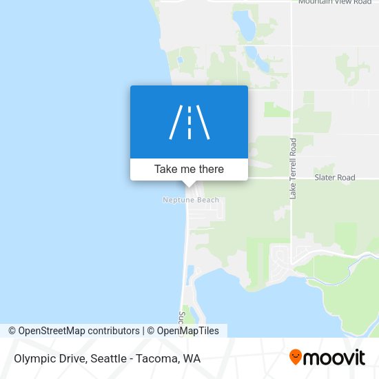 Olympic Drive map