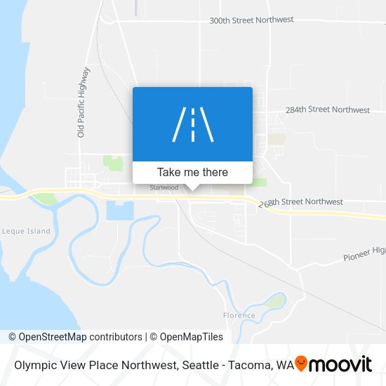Olympic View Place Northwest map