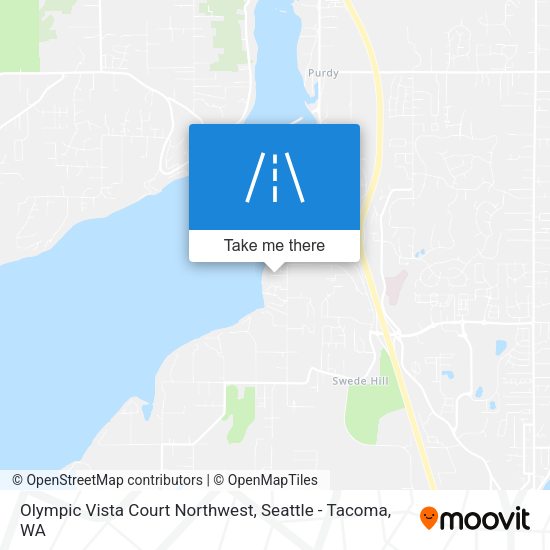 Mapa de Olympic Vista Court Northwest