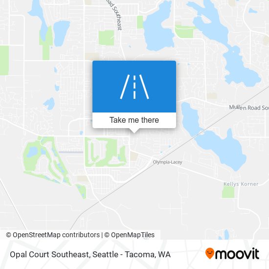 Mapa de Opal Court Southeast