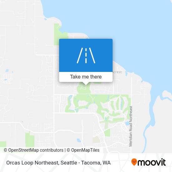 Mapa de Orcas Loop Northeast