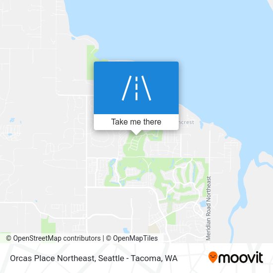 Mapa de Orcas Place Northeast