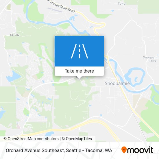 Mapa de Orchard Avenue Southeast