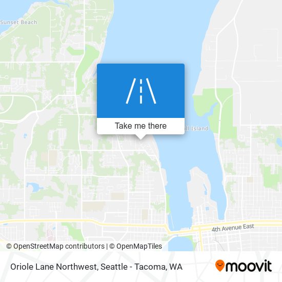 Mapa de Oriole Lane Northwest