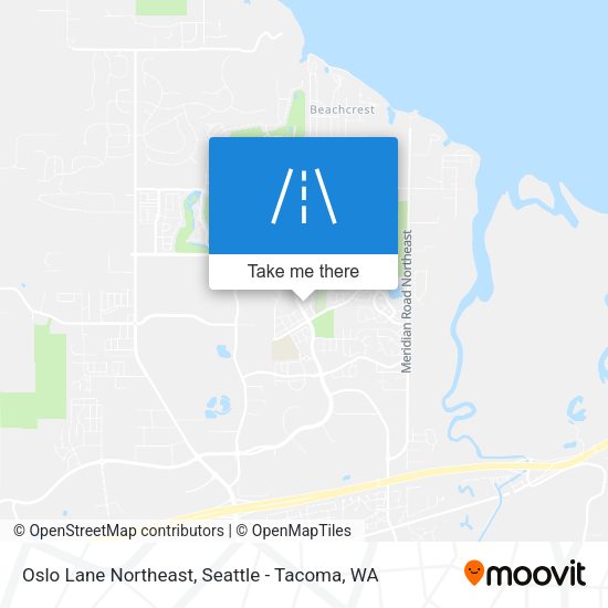 Oslo Lane Northeast map