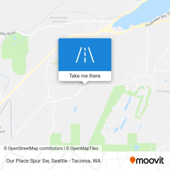 Our Place Spur Sw map