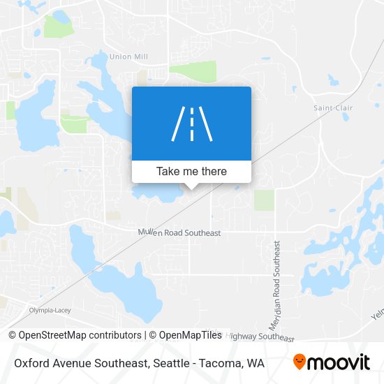 Mapa de Oxford Avenue Southeast
