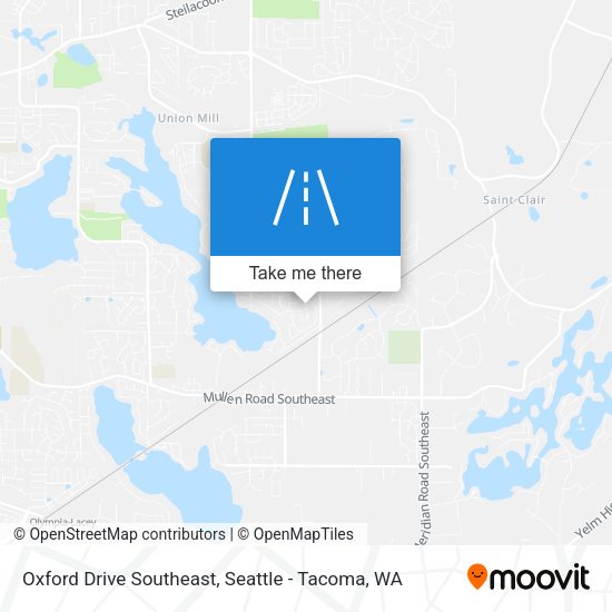Oxford Drive Southeast map