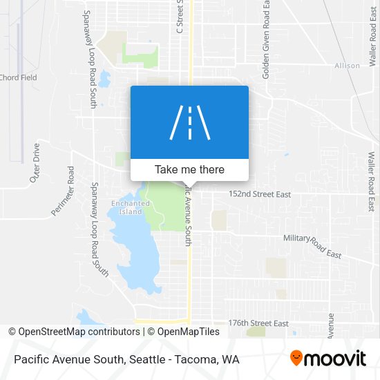 Mapa de Pacific Avenue South
