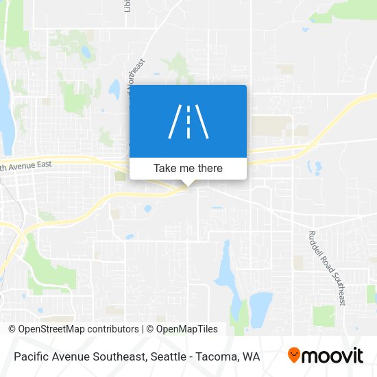 Pacific Avenue Southeast map